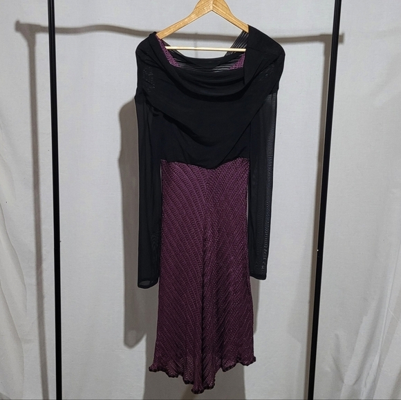 Georges Levesque Pour Scandale dress boho 1980s designer whimsigoth XS vintage - Picture 7 of 15